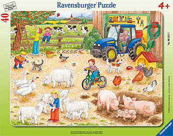 Kartonpuzzle Ravensb +4 auf dem grossen Bauernhof